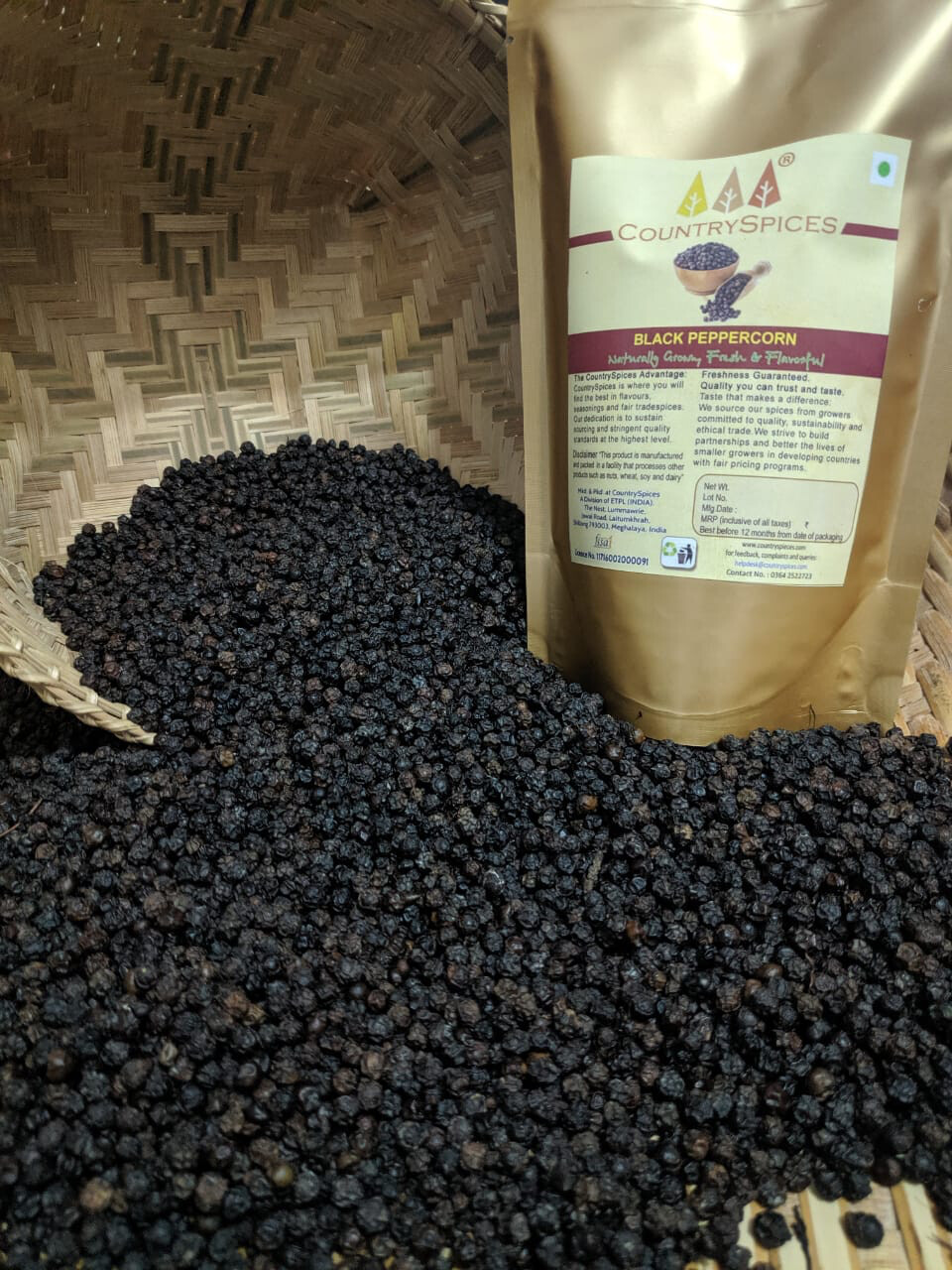 CountrySpices Black Pepper Whole