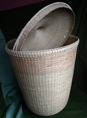 Handmade Bamboo Laundry Basket