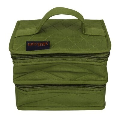 YAZZII Double Petite Craft Organizer Green