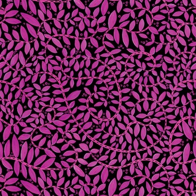 BENARTEX Fantasy Fern Fuchsia Black