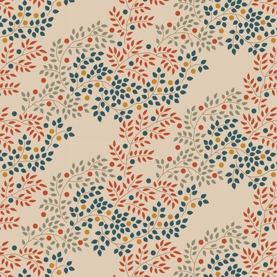 TILDA Hometown Berrytangle Rust