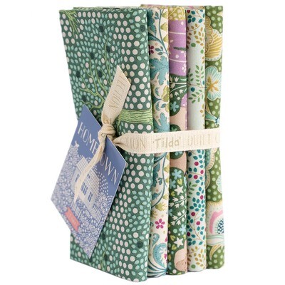 TILDA Hometown Fat Quarter Bundle Green / Sage