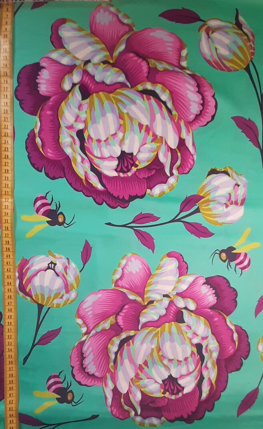 Tula Pink Moon Garden Baumwollsatin Rückseitenstoff liegt ca. 270cm / 108&quot; Backing