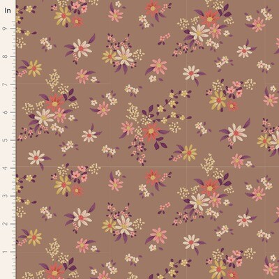 Tilda Chic Escape Daisyfield Taupe Meterware