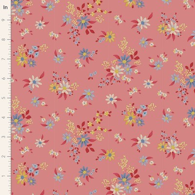 Tilda Chic Escape Daisyfield Pink Meterware