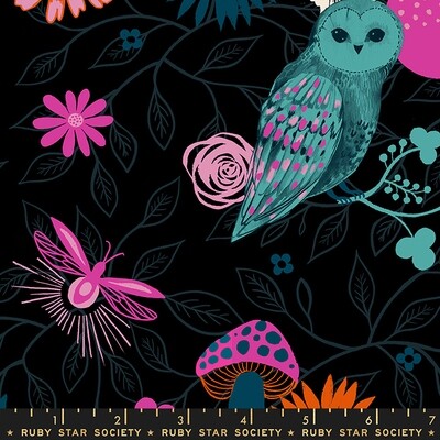 Moda Firefly by Sarah Watts Twilight Black
