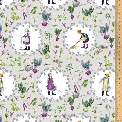 acufactum Baumwollstoff Gartenliebe