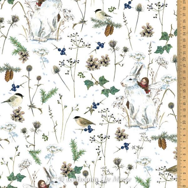 acufactum ​Baumwollstoff Wintermärchen