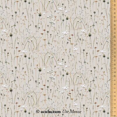 acufactum ​Baumwollstoff Wintergräser