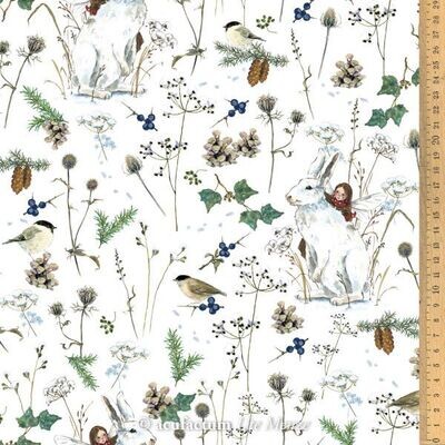 acufactum ​Baumwollstoff Wintermärchen