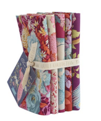 TILDA Fat Quarter Bundle Chic Escape Grape / Pink / Rust