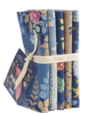 TILDA Fat Quarter Bundle Chic Escape Blue