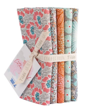TILDA Fat Quarter Bundle Cotton Beach seamist