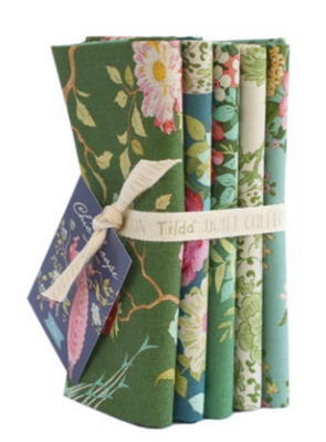 TILDA Fat Quarter Bundle Chic Escape Green / Teal