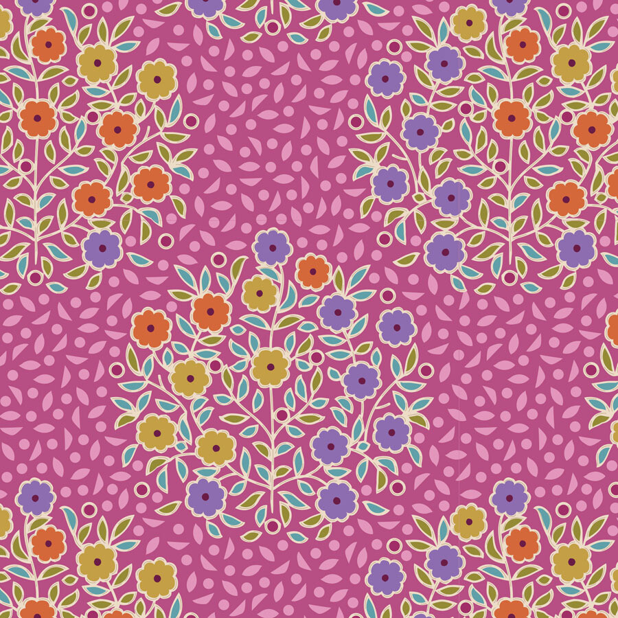 Tilda Pie in the Sky Confetti Cerise