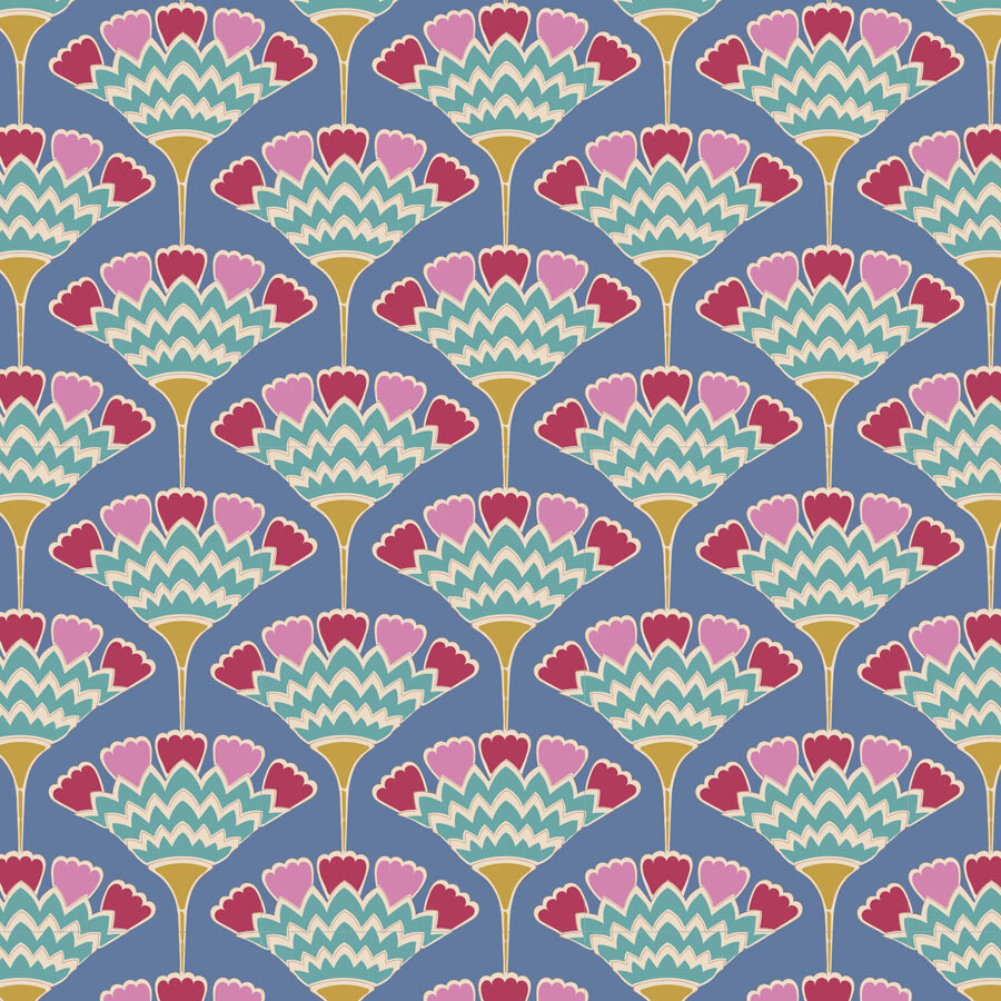 Tilda Pie in the Sky Tasselflower Blue