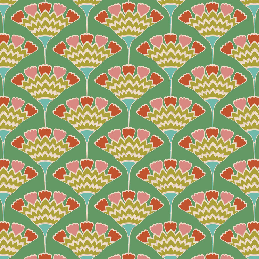 Tilda Pie in the Sky Tasselflower Green