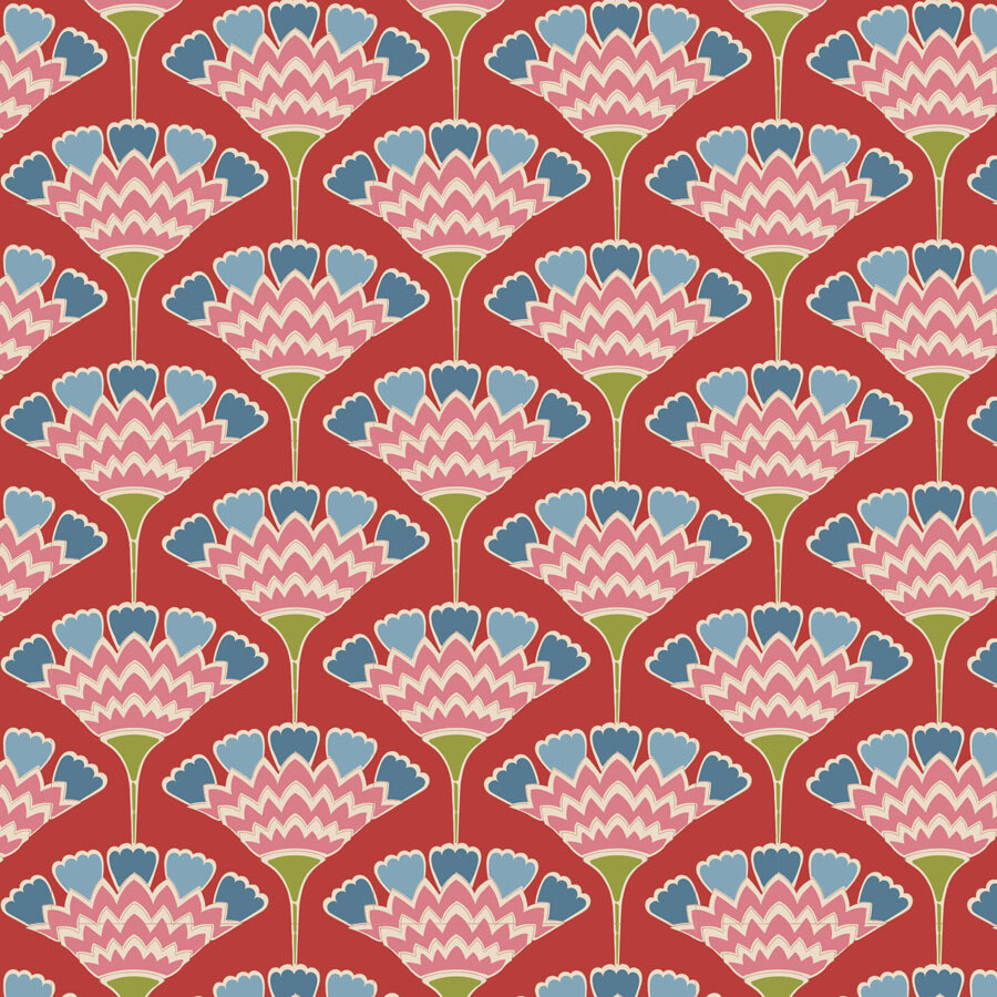 Tilda Pie in the Sky Tasselflower Red
