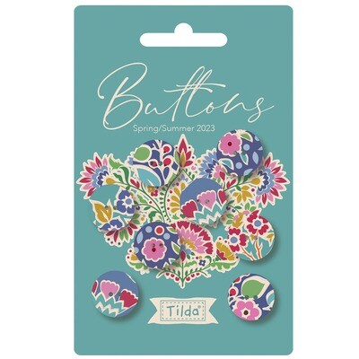 Tilda Pie in the Sky Buttons Blau