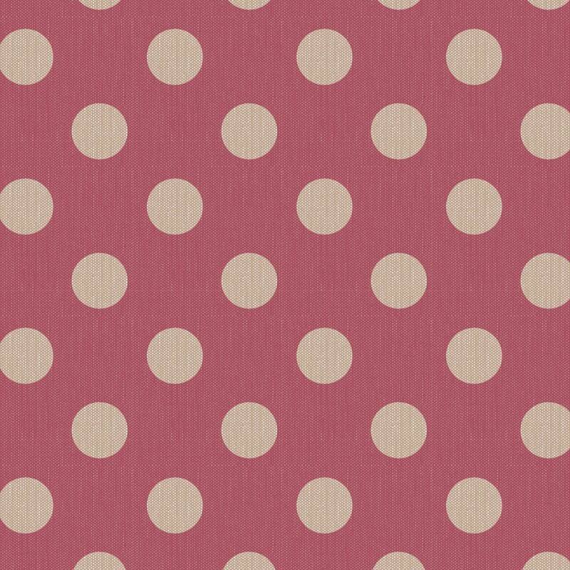 TILDA Chambray Dots Burgundy