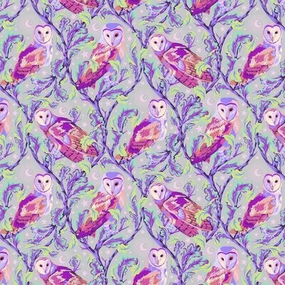 Tula Pink Moon Garden Night Owl Dusk