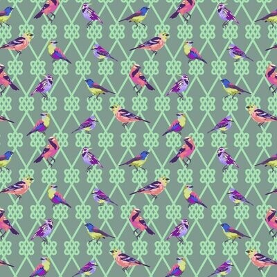 Tula Pink Moon Garden In a Finch Dusk