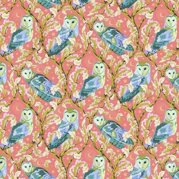 Tula Pink Moon Garden Night Owl Dawn