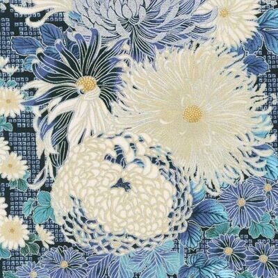 Robert Kaufman Imperial Collection 18 Lapis Metllic