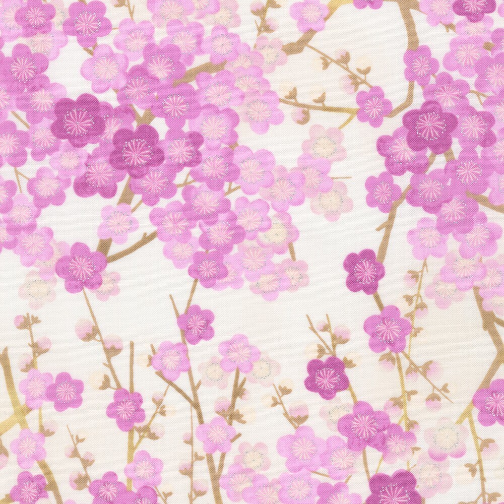 Robert Kaufman Imperial Collection 18 Primrose Metallic