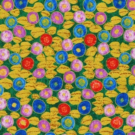 Robert Kaufman &quot;Gustav Klimt Kollektion&quot; Multi Gold Metallic