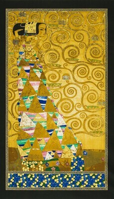 Robert Kaufman &quot;Gustav Klimt Kollektion&quot; Panel Gold Metallic