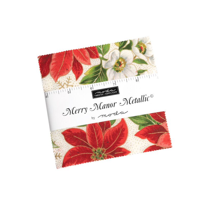 Moda Merry Manor Metallic Charmpack