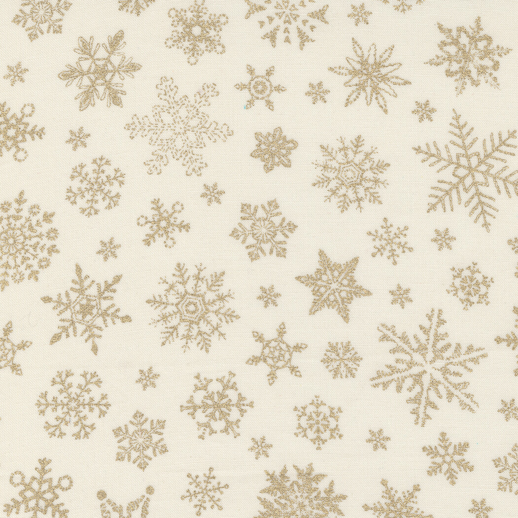 Moda Merry Manor Metallic Cream