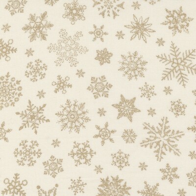 Moda Merry Manor Metallic Cream