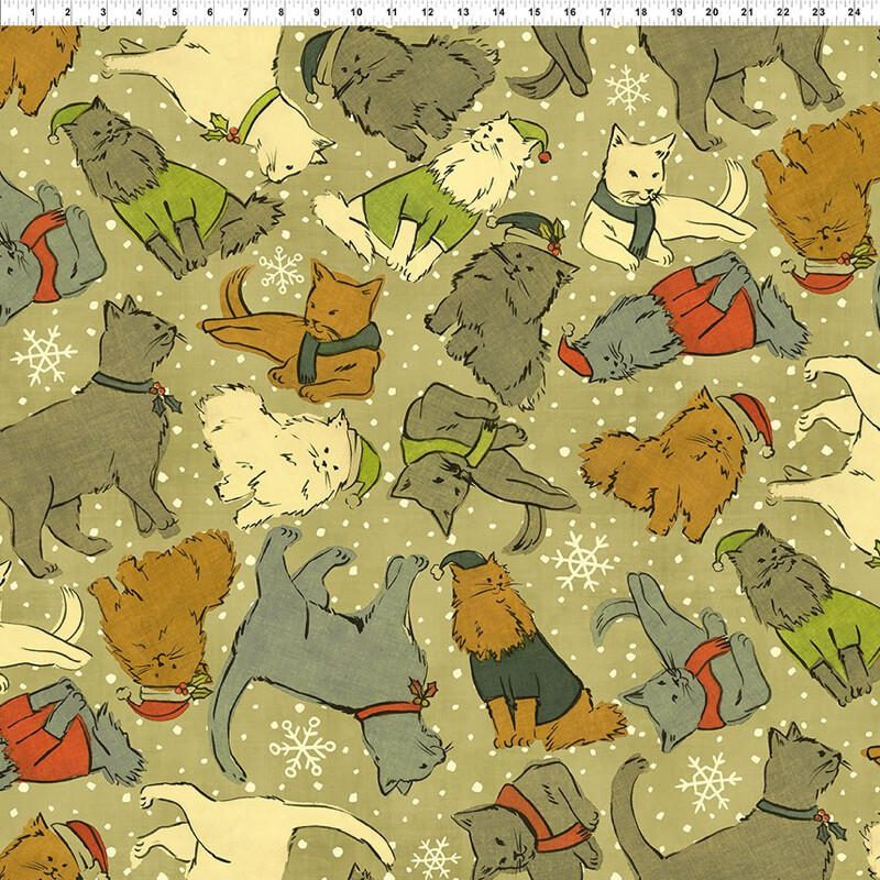 In the beginnings Jason Yenter Christmas Cats Katzen