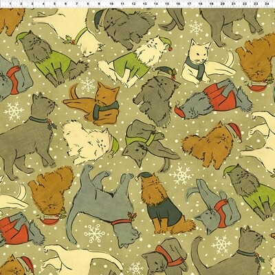 In the beginnings Jason Yenter Christmas Cats Katzen