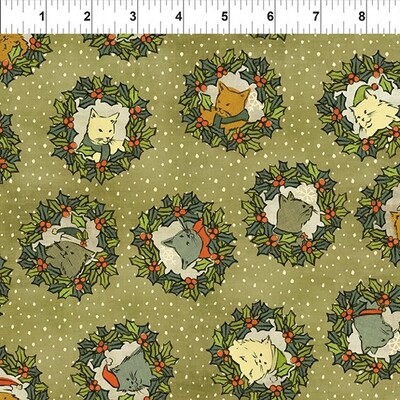 In the beginnings Jason Yenter Christmas Cats Kränze