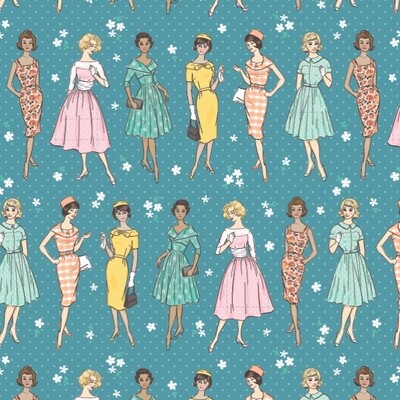 Poppie Cotton Delightful Department Store - Delightful Teal