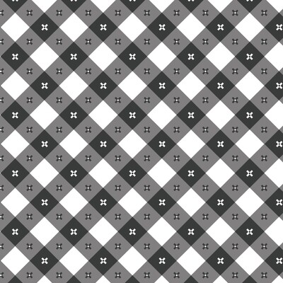 Poppie Cotton Gingham Picnic Playground - Black