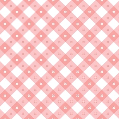 Poppie Cotton Gingham Picnic Popsicle -Pink