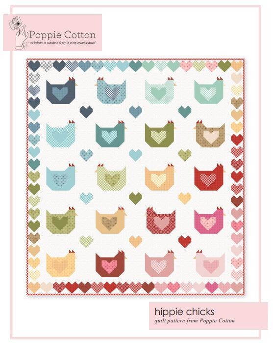 Poppie Cotton Farmhouse Favorites Hippie Chicks Quilt Pattern