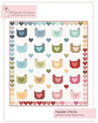 Poppie Cotton Farmhouse Favorites Hippie Chicks Quilt Pattern