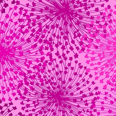 Benartex Dandelions Dreams Pink Rückseitenstoff ca. 2,70m / 108&quot;