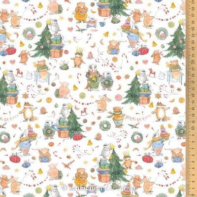 acufactum Baumwollstoff Adventsfreude