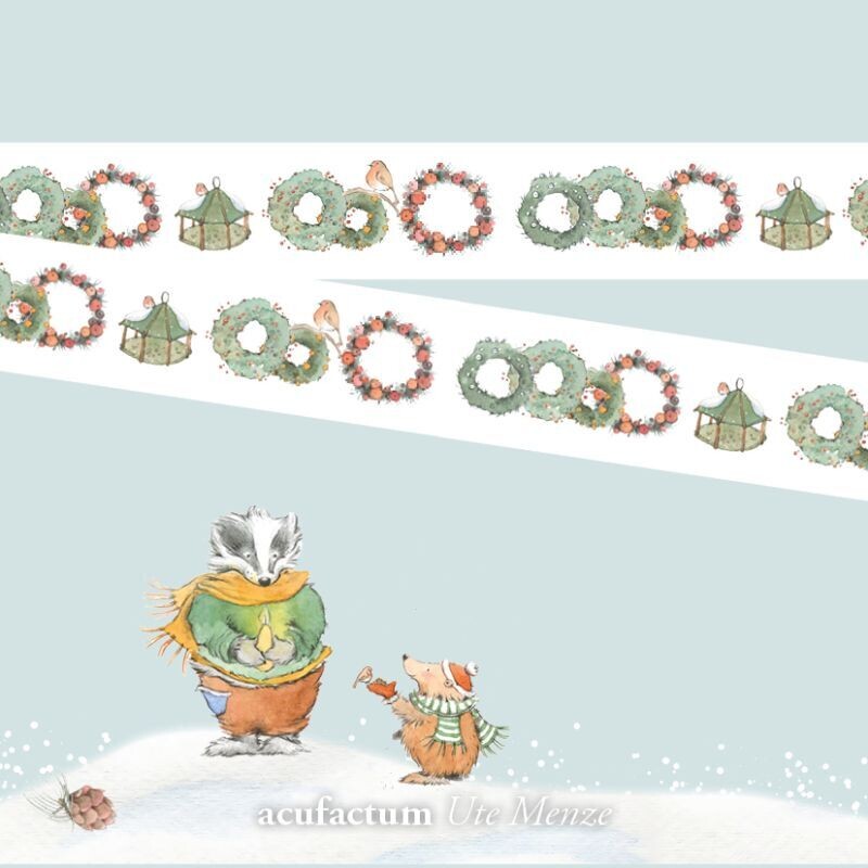 acufactum Webband Winterkränze