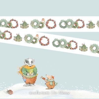 acufactum Webband Winterkränze
