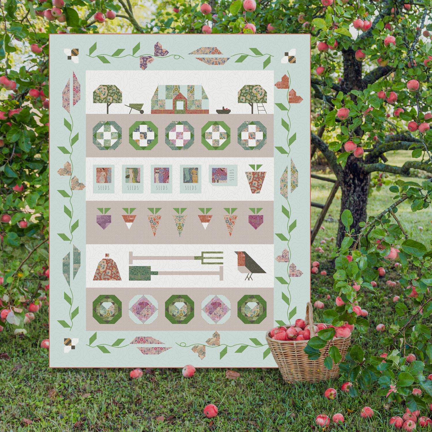 Kitchen Garden - Anleitungsbuch von Cakestandquilts