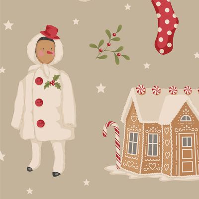 Tilda Merry little Christmas - Winterfriends - Clay