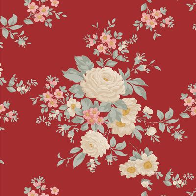 Tilda Merry little Christmas - Carol - Burgundy