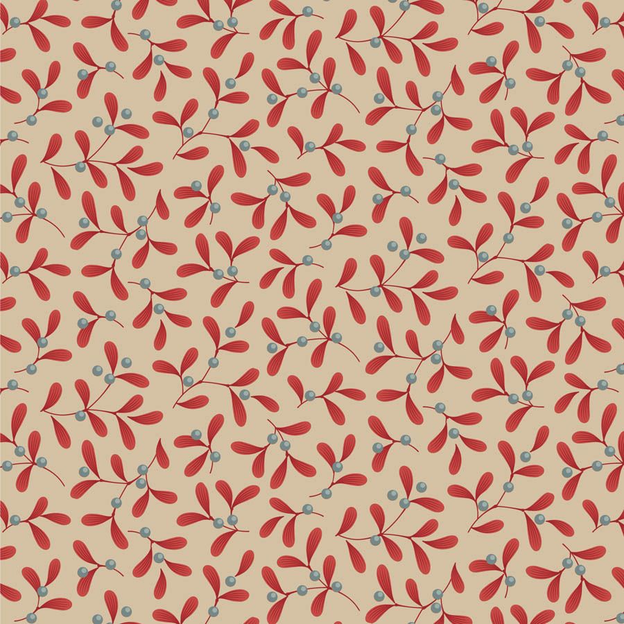 Tilda Merry little Christmas - Mistletoe - Red